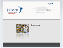 Tablet Screenshot of janssen-cilag.docsourcing.com